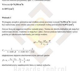 Ocena zagrożenia wybuchem ładowanie baterii akumulatorów wózków. W elektrycznych wózkach magazynowych będą użytkowane baterie wyprodukowane w technologii VRLA. Zawsze liczą się najgorsze możliwe warunki pracy. Podczas ładowania baterii i przez godzinę po zakończeniu ładowania, jest emisja wodoru. strona 6 - wniosek 1 obliczenia wodoru